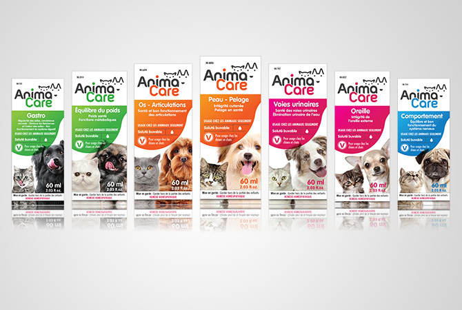 ligne de produits AnimaCare