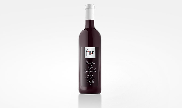 bouteille de vin promotionnelle FUR