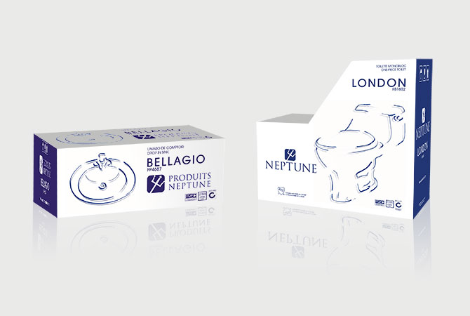 boîte pour toilette Produits Neptune